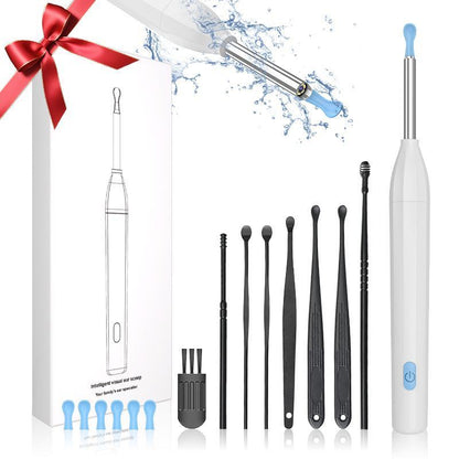High-Definition Waterproof Ear Wax Removal Kit with Smart Camera - 8-Piece Ear Cleaning Tool Set