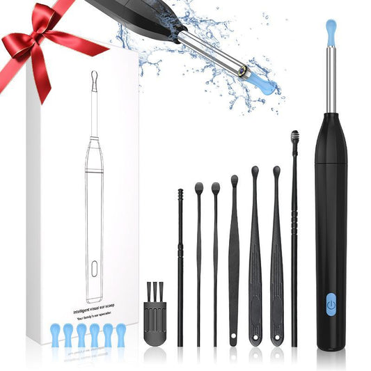 High-Definition Waterproof Ear Wax Removal Kit with Smart Camera - 8-Piece Ear Cleaning Tool Set