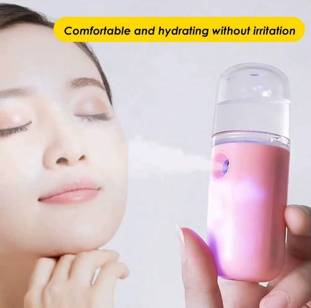 USB Mist Facial Sprayer Humidifier Rechargeable Nebulizer Face Steamer Moisturizing Beauty Instruments Face Skin Care Tools