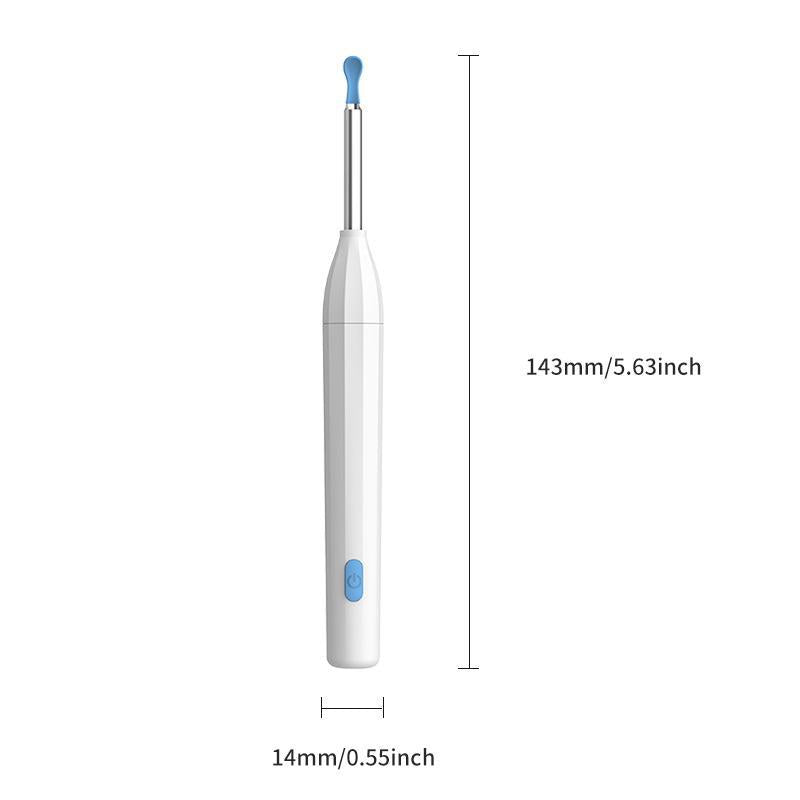 High-Definition Waterproof Ear Wax Removal Kit with Smart Camera - 8-Piece Ear Cleaning Tool Set